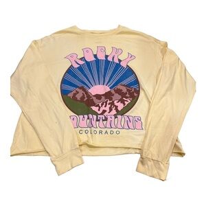 Prince Peter Collection Long Sleeve T-shirt.  Rocky Mountains Colorado sz M NWT